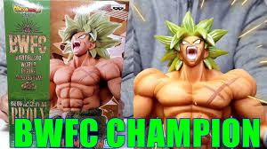 Broly en ssj3 illumine votre pièce de son imposante aura ! Broly Bwfc Figure Dragon Ball Super Bandai Unboxing Youtube