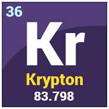 These symbols are a shorthand method of representing the element. Krypton Kr Uses Of Krypton Chemical Properties Of Krypton