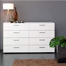 Tvilum Loft 8 Drawer Double Dresser Multiple Colors Walmart Com Muebles De Dormitorio Blanco Muebles Comodas Muebles