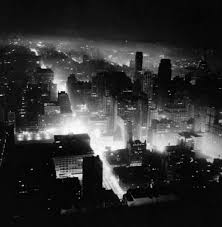 Black And White Picture Of New York City New York City 1950s Night City Nyc At Night New York City