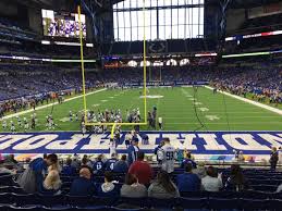 Lucas Oil Stadium Section 126 Row 22 Seat 9 Indianapolis