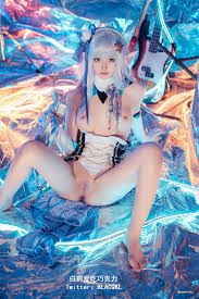 Blacqkl cosplay Emilia – ReZero - Blacqkl (白莉爱吃巧克力) cosplay Emilia – ReZero  (50) Porn Pic - EPORNER
