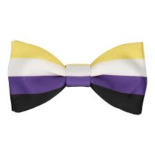 It is also an identity it its own right. Non Binary Pride Flag Bow Tie Support Non Binary Rights Mrs Bow Tie