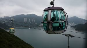é¦™æ¸¯æµ·æ´‹å…¬åœ'ç™»å±±çºœè»Š å¾€æµ·æ¿±æ¨‚åœ' Hong Kong Ocean Park Cable Car To Waterfront Cable Car Station Youtube