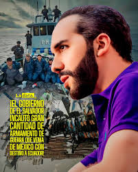 Urgente ¡El gobierno de El Salvador incautó gran cantidad de armamento de  guerra que venía de México con destino a Ecuador! “Otra operación exitosa  de nuestra Marina Nacional contra el narcotráfico y