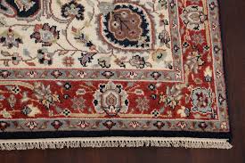 This classic rug will be the perfect finishing touch for your living space. Rugsource Navy Blue Floral Heriz Serapi Traditional Area Rug Wool Oriental Handmade Carpet 8x10 7 10 X 10 2
