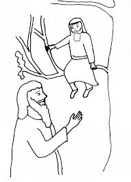 Independent uk oral health charity. Bible Story Coloring Page Jesus And Zacchaeus Free Bible Stories For Children