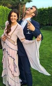 Kivanc Her Basak Wife At Kenan Imirzalioglu Wedding Ceremony Turkish Actors Fashion Couple Celebs