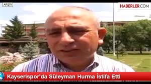Spor toto süper lig ekiplerinden trabzonspor'da süleyman hurma görevinin başında olduğunu açıkladı. Kayserispor Da Suleyman Hurma Istifa Etti Dailymotion Video