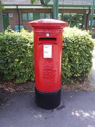 An E2 Pillarbox Text Royal Mail Antique Mailbox Post Box Mail Post
