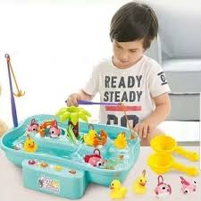 Mainan anak pancingan ikan putar kolam bebek fun magnetic fishing game kail pancing memancing. Jual Mainan Fishing Game Kolam Pancing Ikan Mainan Kolam Ikan Anak Terbaru Juni 2021 Blibli