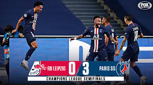 Majri curls the free kick in from the right. Fox Soccer On Twitter Psg Is In The Ucl Final Angel Di Maria S Goal And Two Assists End Leipzig S Run To Secure Paris Place In Sunday S Final Vs Lyon Bayern Https T Co Pfz2blyr8k