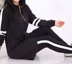 Toutes les couleurs et styles adidas sur le site adidas.fr. Survetement Femme 2 Pieces De Couleur Noir Ensemble Decontracte Et Sport Grandes Tailles Disponibles Pret A Porter Et Accessoires