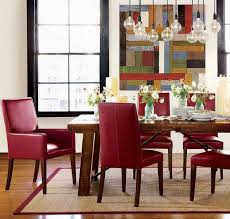 fabulous red chairs  dining room ideas