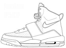 710 Nike Free Clipart 5 Free Clip Art Sneakers Drawing Coloring Pages