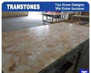 Translucent Beige Bahia Artificial Marble Stones