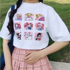 Catálogo de merchandising friki de anime japonés, descubre camisetas de one piece y otros artículos de anime. Ufogift Camiseta Blanca Y Rosa De Sailor Moon Stars Para Hombre Ropa De Anime Buy Marinero Luna Camiseta Ropa De Anime Camiseta Blanca Product On Alibaba Com