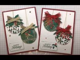 These homemade christmas cards are quick and simple to make but very pretty, need little in the way of supplies, and can be adapted or all age groups. Shiny Christmas Bauble Card Youtube Christmas Card Ornaments Christmas Cards To Make Christmas Cards
