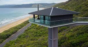 Add epic surf, native wildlife, unforgettable. This Unbelievable House In Australia Seems To Float Above The Sea Pole House Floating House Architecture
