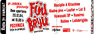 I knew they had my best interest at heart, and i had complete and utter trust in them. Fiju Briju 7 Povratak Kralja At Mala Dvorana Doma Sportova Zagreb On 23 Dec 2004 Last Fm