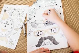 The coloring page is printable and can be used in the classroom or at home. New Years Eve Coloring Page Capturing Joy With Kristen Duke