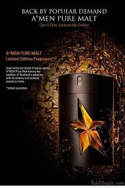 A Men Angel Pure Malt Thierry Mugler Eau De Toilette Spray 3 4 Oz Limited Ebay Pure Products Malt Fragrance