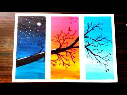 An effective way to create more complex artwork is to combine simpler artwork in different ways using the shape builder tool and pathfinder effects. Daily Challenge Beautiful Day Evening And Night Painting Easy Painting In 2021 Diy Canvas Art Painting Diy Art Painting Canvas Art Painting