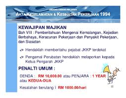 Peraturan terperinci bagi pengawasan perubatan dan pemeriksaan perubatan tidak termasuk rawatan perubatan; Akta Keselamatan Dan Kesihatan Perkerjaan 1994
