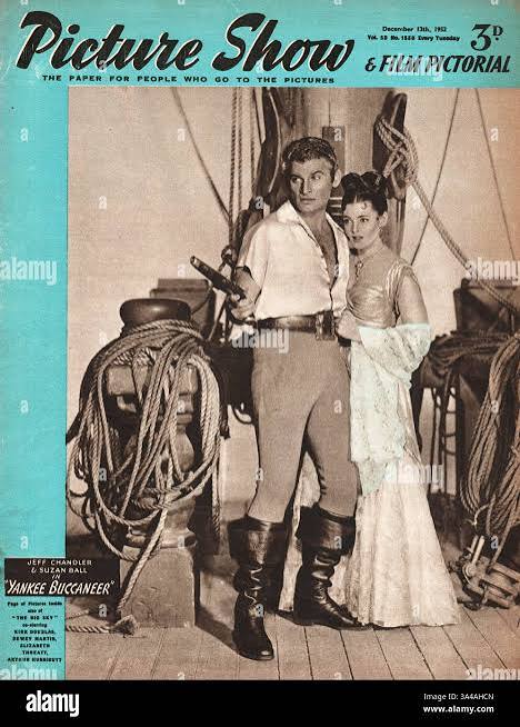 Yankee buccaneer 1952 jeff chandler hi-res stock photography and images -  Alamy