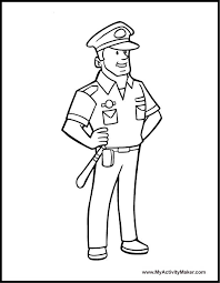 Policeman Coloring Page Coloring Books Coloring Pages Policeman