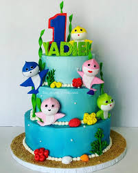 Bizcocho De Baby Shark Watch The Best Youtube Videos Online Dominicancake Bizcocho Cake Cakes Customcakes Buttercream Fondanttoppers E Shark Cake Kids Cake Fondant Toppers