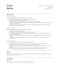 Dental assistant resume example ✓ complete guide ✓ create a perfect resume in 5 minutes using our resume examples & templates. Registered Dental Assistant Resume Examples And Tips Zippia