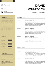 Ideal for resumes, emails, articles, blogs, and much more. A Good Cv Template Word Format Docx Easy To Download Cv Resume