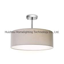 It's made from metal and. China Jlc Fs01 Retro Modern 3 Light Semi Flush Mount Ceiling Light With White Drum Shade Round Frosted Acrylic Diffuser China Semi Flush Mount Ceiling Lamp Fabric Ceiling Lamps