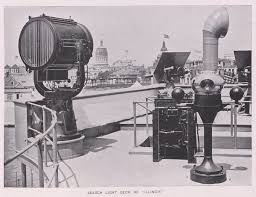 1893 Chicagos World Fair Search Light Deck Of Illinois World S Columbian Exposition Chicago Architecture Chicago Hotels