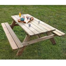 Vous pouvez télécharger le plan de cette table en cliquant ici : Table De Pique Nique Bois Traite L177 L154 Cm 5 Colis L185 X P78 X H103 Cm Gamm Vert