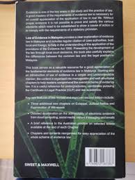 The criminal justice system in malaysia has clearly demarcated the duties of the enforcement agencies, the public prosecutor and the courts. Law Of Evidence In Malaysia Books Stationery Books On Carousell