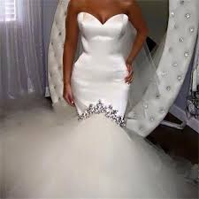 The trumpet wedding gown is the best choice you can make, if you want to accentuate your curves. 2016 Trumpet Mermaid Wedding Dress Sweetheart Off Shoulder Tulle Crystal Beaded Women Bridal Wedding Dresses Dress Barn Plus Size Dresses Dress Barn Dressdress Up Junior Girls Aliexpress