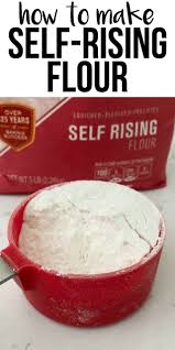 Can I Substitute Self Rising Flour For Cake Flour How To Make Self Rising Flour Crazy For Crust Recipe Homemade Dry Mixes Make Self Rising Flour Recipes