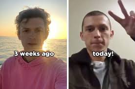 Then actor tom holland is your man, he knows how to rock a medium length scissor cut haircut. Tom Holland Shaves Off Hair As He Begins Filming For New Movie Cherry