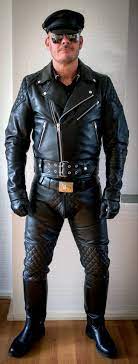 Pin On Leather Hot Muscle