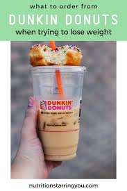 Dunkin Donuts Diet Options Dunkin Donuts Dunkin Low Calorie Drinks