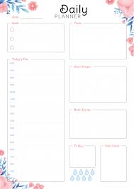 Free Printable Hourly Planner With Daily Tasks Goals Pdf Download Daily Planner Template Free Daily Planner Daily Planner Pages