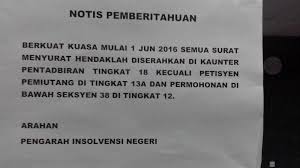 Maybe you would like to learn more about one of these? Jabatan Insolvensi Shah Alam Pindah