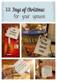 12 Days Of Christmas For Your Spouse Frugal Finds During Naptime Christmas Gifts For Him Diy Christmas Presents 12 Days Of Christmas
