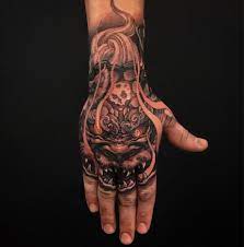 Traditional Japanese Hand Tattoos Hand Tattoos For Guys Japanese Hand Tattoos Dragon Hand Tattoo
