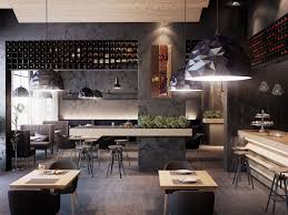 Dark And Atmospheric Interior Of The Cafe Cafe Interior Design Hospital Interior Design Interior