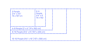 Convert 6 inch to centimeter with formula, common lengths conversion, conversion tables and more. Rectangle Table Sizes Dimensions Drawings Dimensions Com