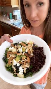 Instant Pot black rice recipes for kale salad