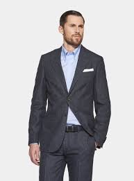 Wool And Linen Suit Blazer Gutteridgeeu Gi490uogu